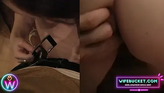 Wifebucket Amateurs - My wifey has small tits and deep pussy