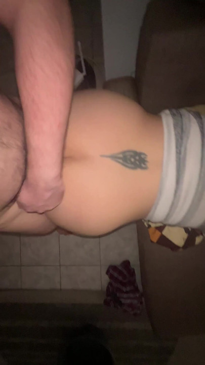 Step-sis Begs for Creampie Finish - Squirting Doggystyle Amateur Fun