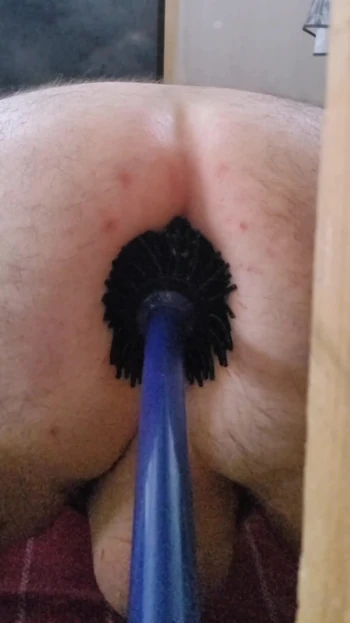 Thrilling moment from "Toilet brush"