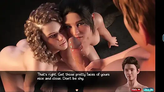 Sharing bed with step sister hot friend with noticing her and she also want to join us