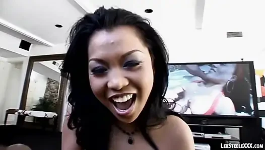 Eleven Inch BBC Completely Stretches Jasmine Leihs Slutty Pussy