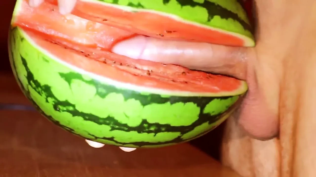 fruit fuck and self swallow – the best comes after cumming