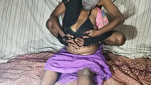 Hintli köylü romantik çift sert seks yapıyor