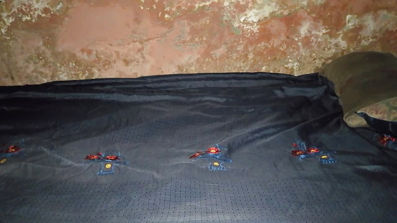 Big Cock Banging His Bed so Hard in a Rustic Room