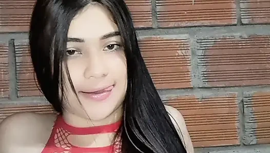 Stepmom helped her stepson cum quickly in her panties before work