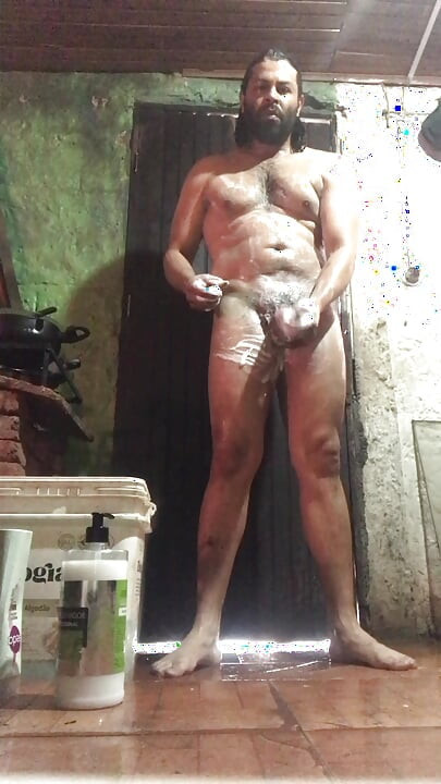 Taking a Bath with a Mug.