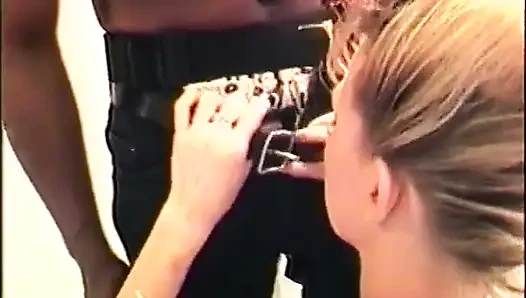 Blonde with Big Tits Meets Her Black Lover with Big Black Cock