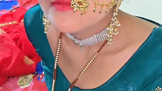 Schönes neues verheiratetes paar schlafzimmer-romantik sex klares hindi-audio