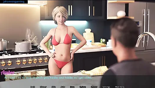 AWAM - Amber Gave me a handjob under table and let me finger fuck her