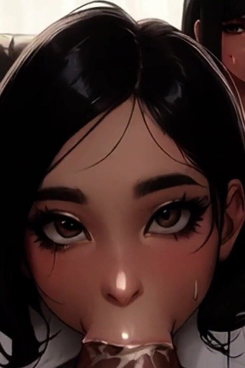 Korean Stepdaughter & Stepmom Share Black Stepdad's BBC