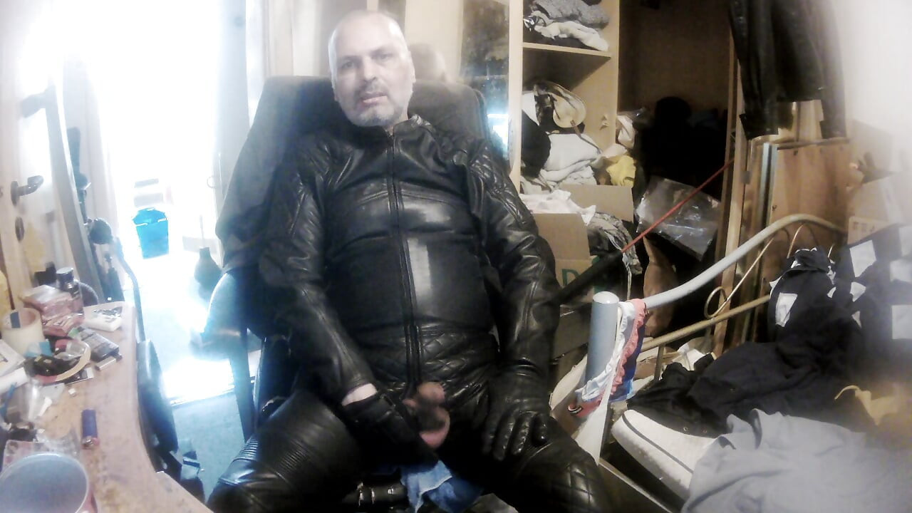in leather