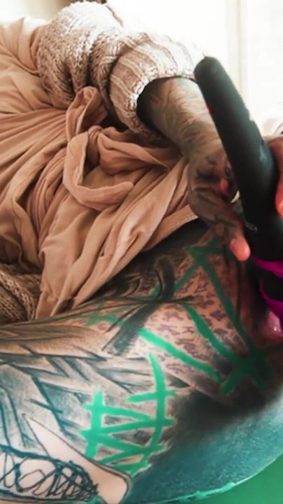 Tattooed Vixens ANAL Public Squirt and Orgasm | Clip 1