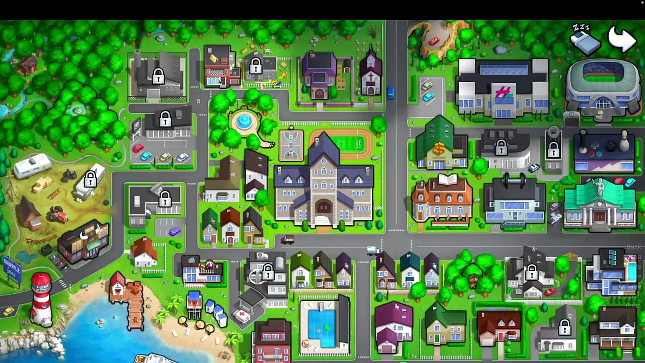 Summertime saga 게임 플레이 파트 2. 거유 다이앤, 제니의 엉덩이