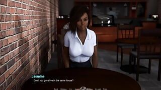Away from Home (Vatosgames) Part 27 Ebony Beauty in the Cafe by LoveSkySan69