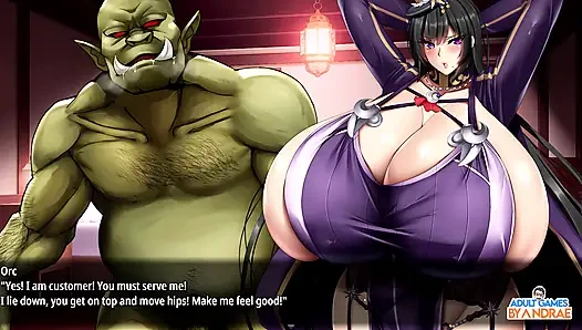 Ep9: dev bir ork ile fela elementleri seks - büyük memeli idol manor