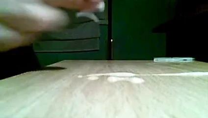 Spanish Cum on The Table