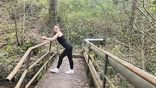 Joggen im Wald