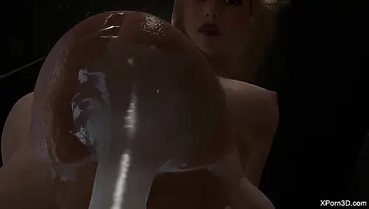 POV Riesin handjob und sperma in dein gesicht - riesige futa