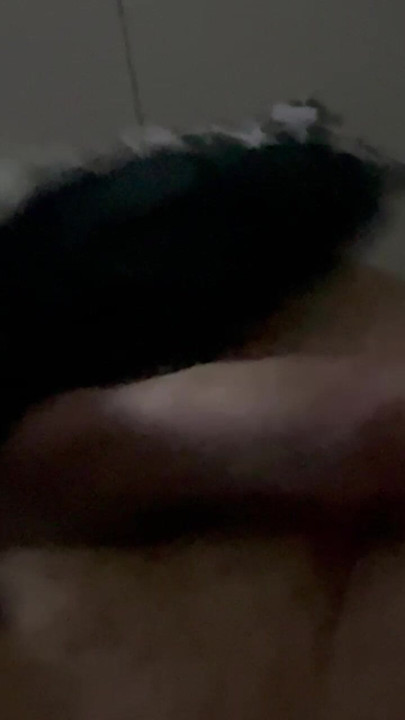 Stroking my big dick