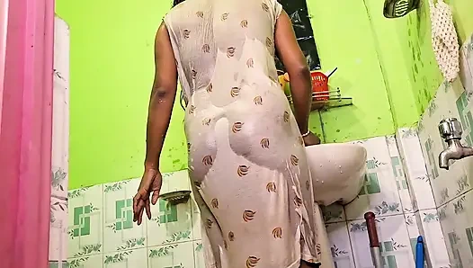 stepsister's shower surprise turns hot, stepbrother records it and fucks her viral xvideo