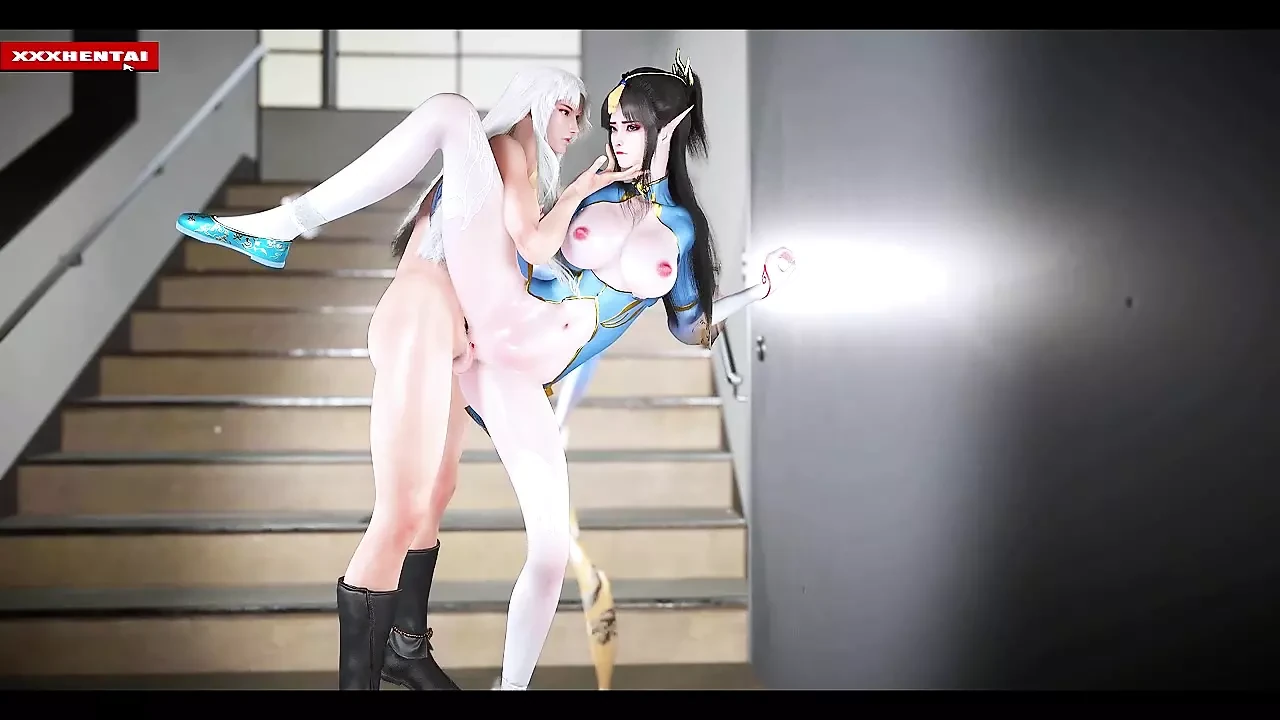 快车道上的 Bigtits - 3D 动画