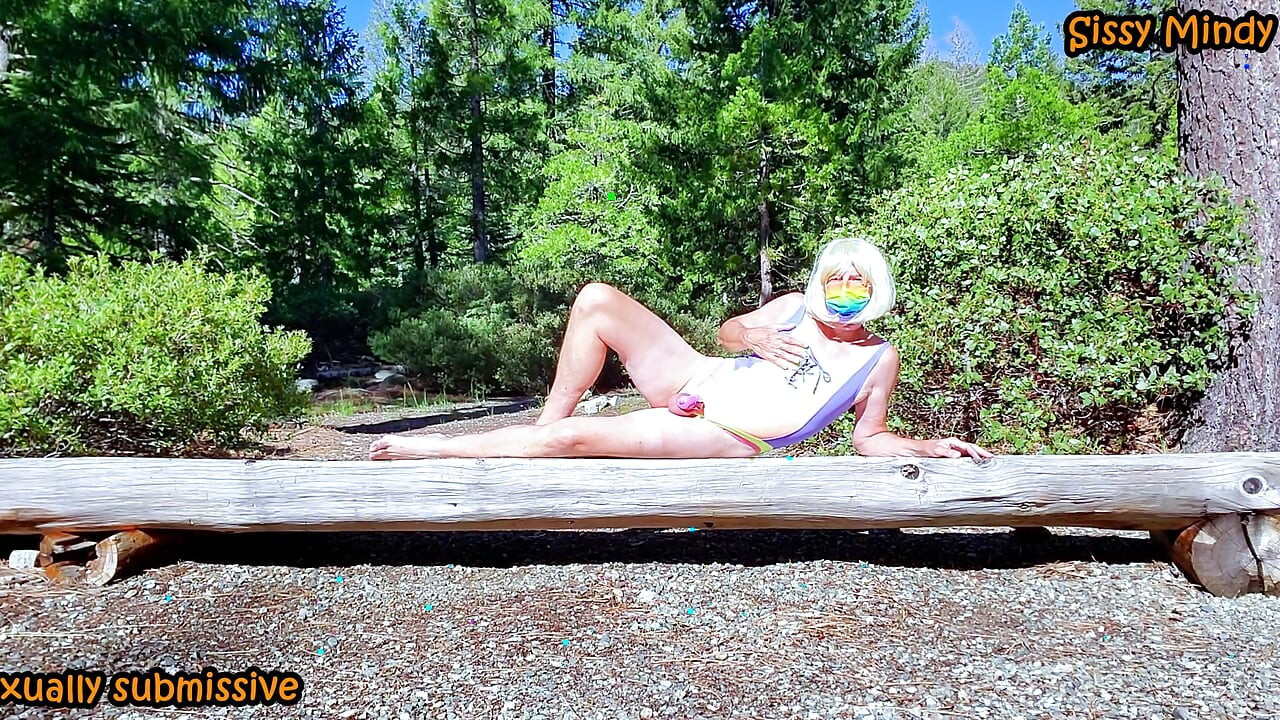 SissyMindy Sexy Wood Nymph chastity slut