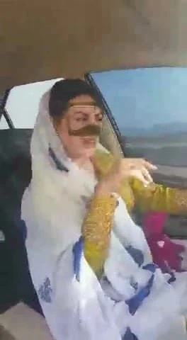 Iranian sexy hijab milf dancing in car-Ahvaz city