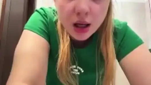 Crazy squirting and deepthroat with big dildo