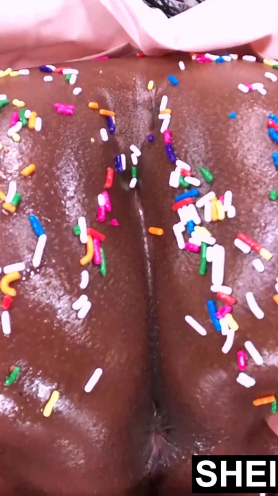 Thrilling moment from "I'm Winking My Sweet Sprinkles Coated Tiny Booty Hole, Pussy Closeup Asshole Erotica Fetish, Young"