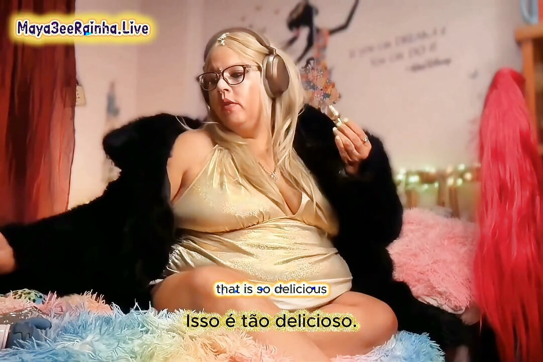 Steaming Hot JOI with Brazilian MILF BBW Goddess in Gold