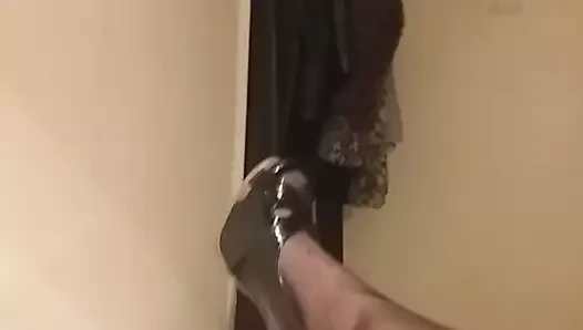 Kauçuk içinde crossdresser