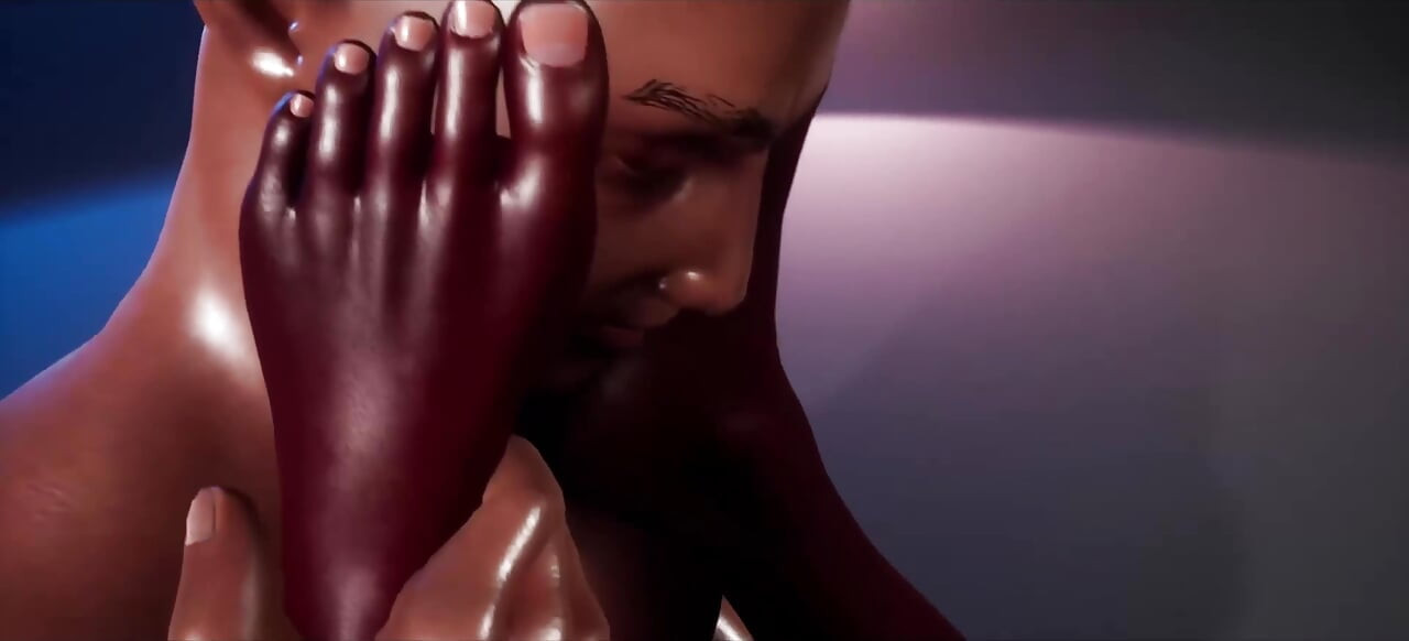 Selvagem vida deusa negra fodendo punheta com os pés
