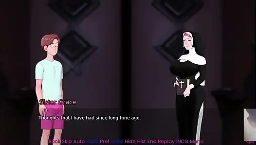 HOLY NUN THOUGH I AM SOMEONE ELSE AND FUCKED ME THROUGH GLORYHOLE!
