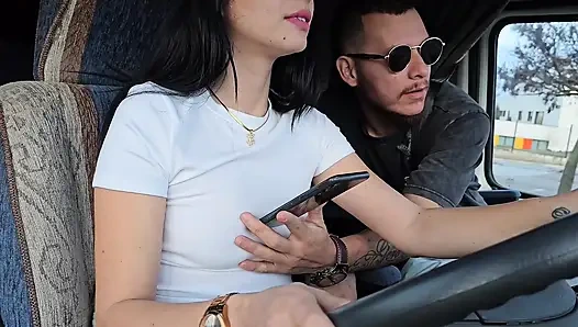 I picked up an UBER Client without a bra