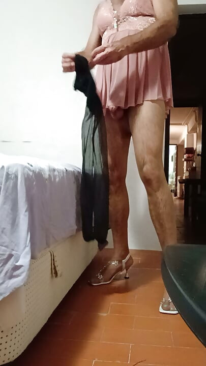 Crossdressing at home - Friday night