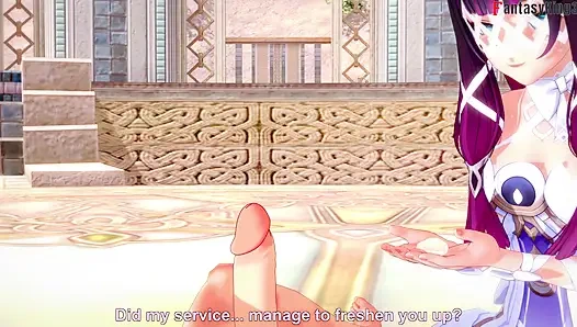 Columbina oral seks - Genshin Impact