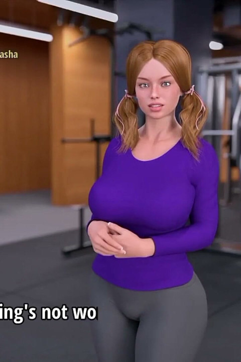 Workout Lesson with a Hot Girl Turned Into Fucking Lesson Until We Are Caught!