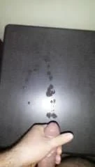 Slow-mo huge cumshot