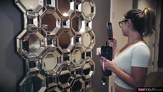 Aria Banks Gets Dolled up to Get Dicked Down