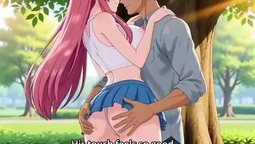 Risky Outdoor fucking with Stranger Animation 3D