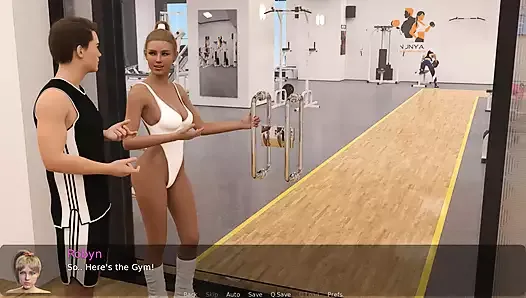 Mastering the Pink Box: Gym Session with Sexy Ass College Girl - Episode 5
