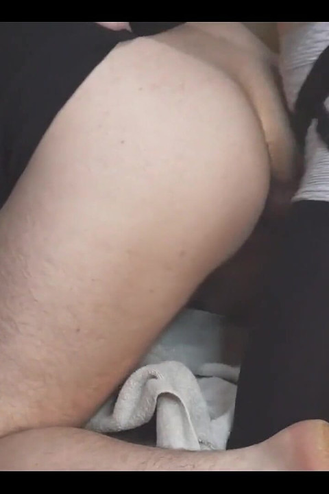 Pounding My Sub with Long Black Cock as Hard as I Can