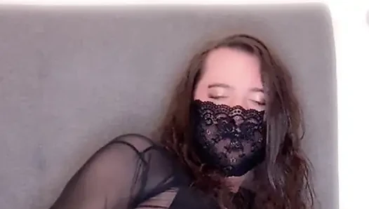 Femboy in Sexy Lingerie Loses Control - Dildo Makes Me Cum Hard on the Bed