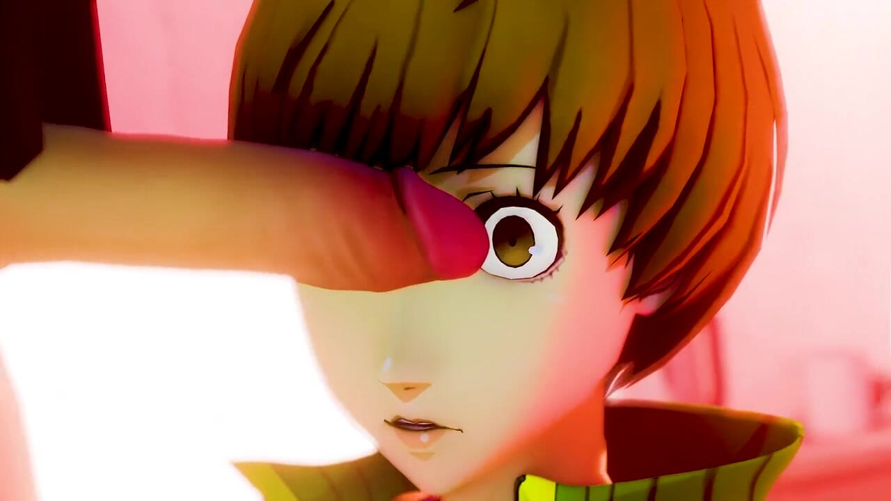 Ren Amamiya Aitape raivoaa ja mällipillua Chie Satonakaa