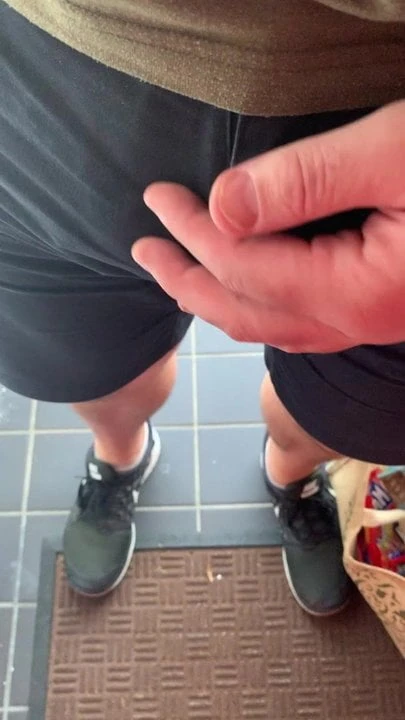 Back From The Shops Wearing A Piss Condom