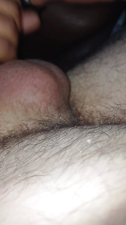 Touching Black Ebony Color Femboy Asks for Cock