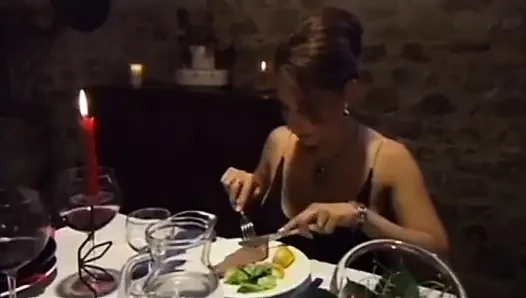 Sexy big breast whore in bed fucking hard dick