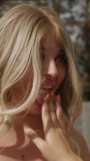 Emotional moment from "15 girls in one big mansion is guaranteed a horny girls only orgy!"