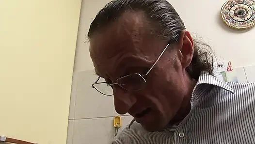 Italian housewife takes a big cock