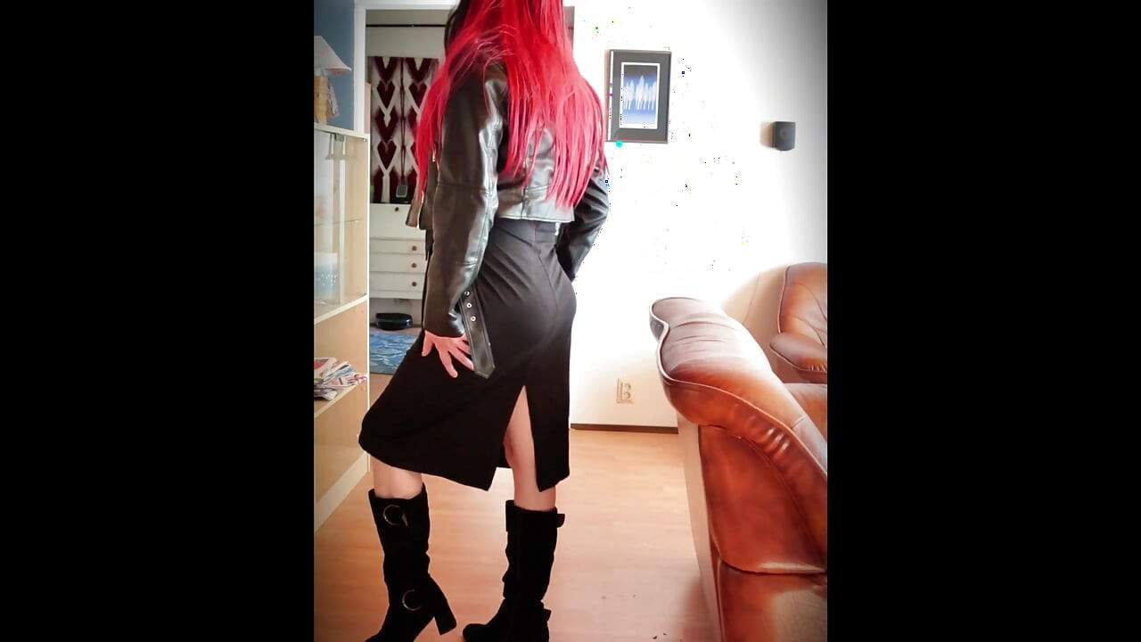 Sexy walking and posing